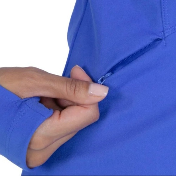 NWT Spyder Women's Yoga Jacket, Blue (Blue Delphi) - Picture 6 of 15